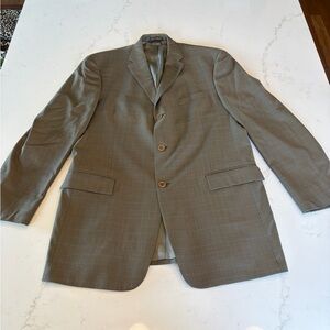 Tommy Hilfiger Olive Plaid Men's Sport Coat